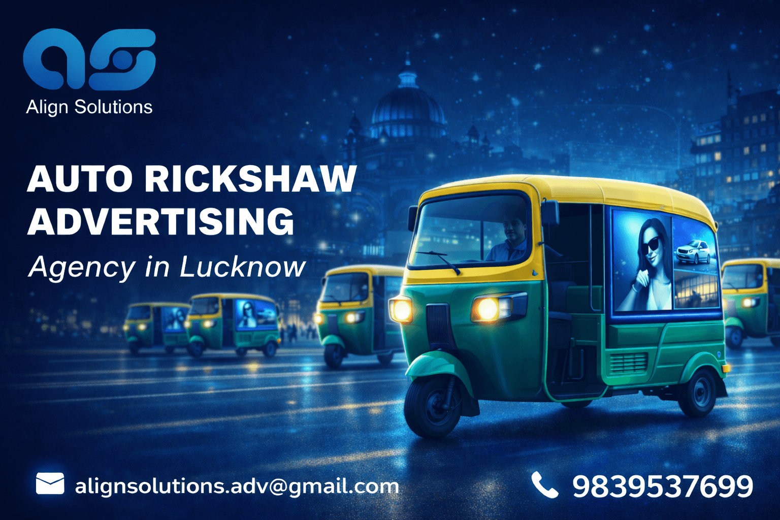 Best Deals : Auto Rickshaw Advertising Agency in Lucknow