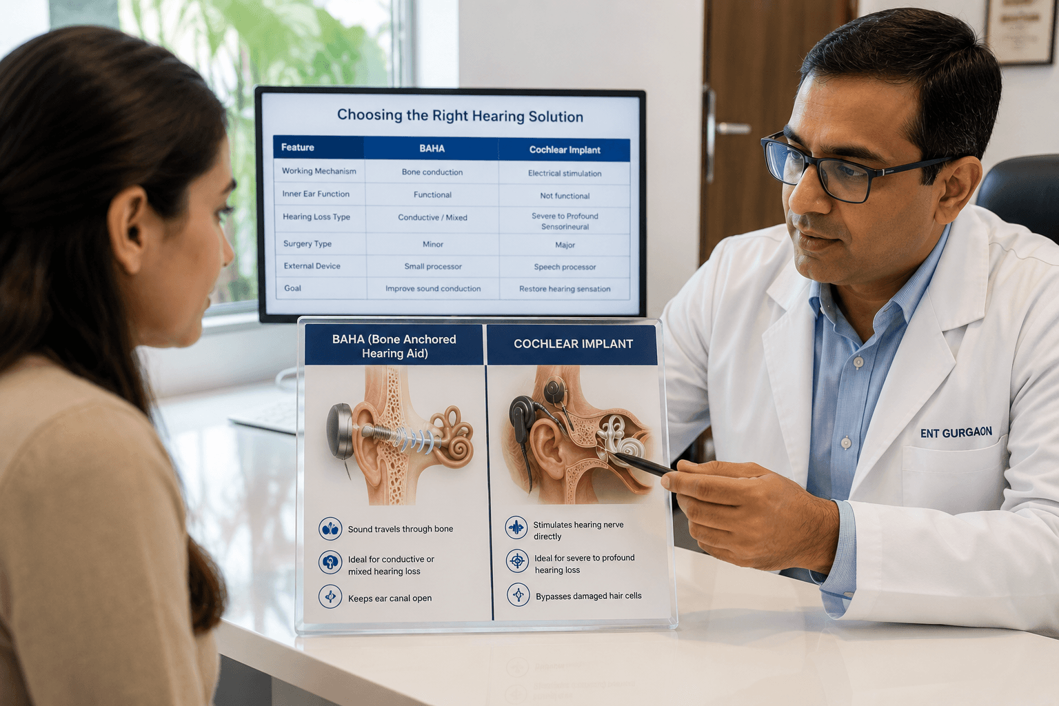 BAHA Surgery vs Cochlear Implant: Which One Do You Need?