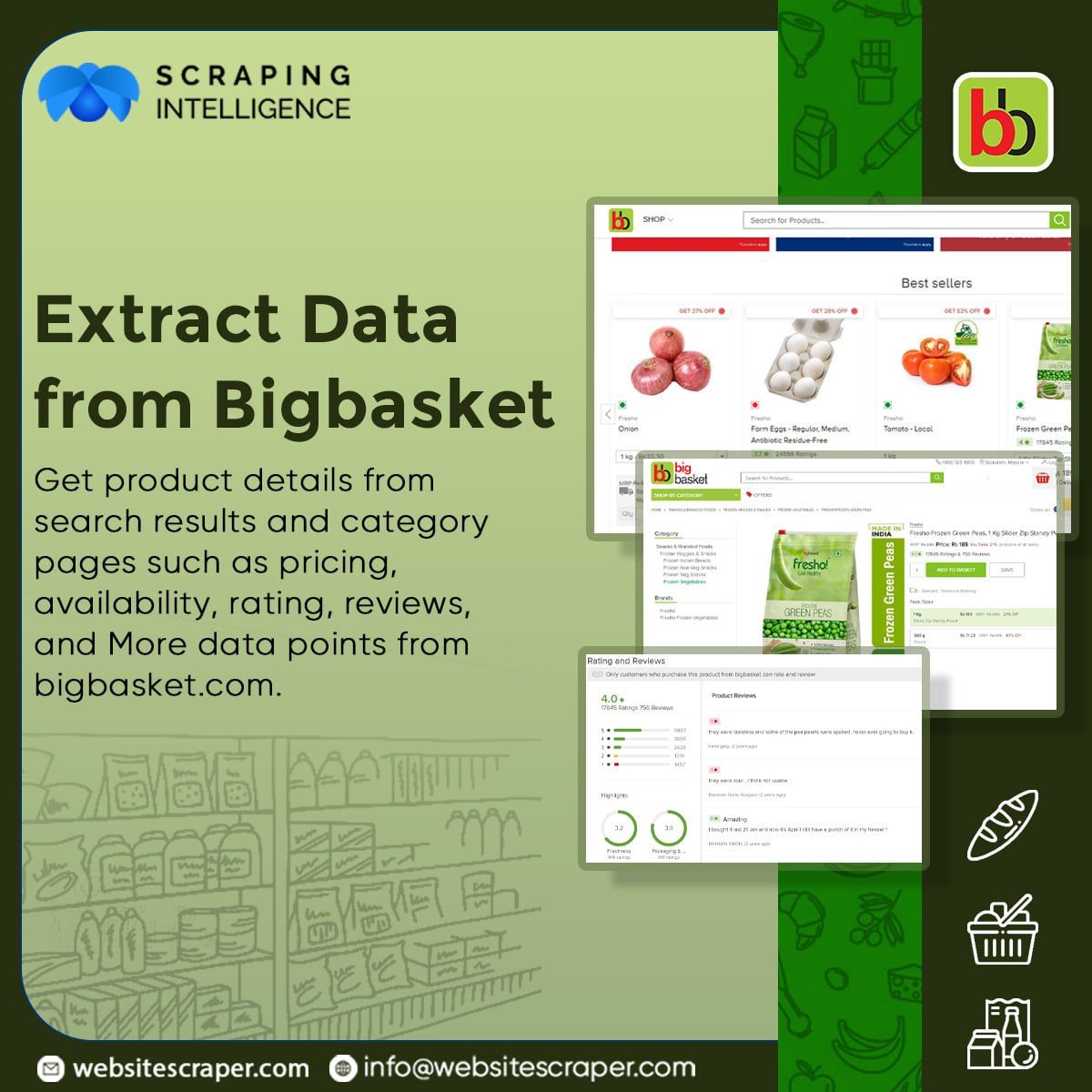 Extract Data From Bigbasket Using Python