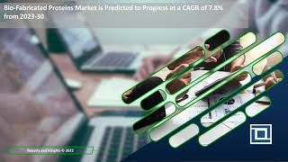 Bio-Fabricated Proteins Market to Reach Cagr of 7.8% 