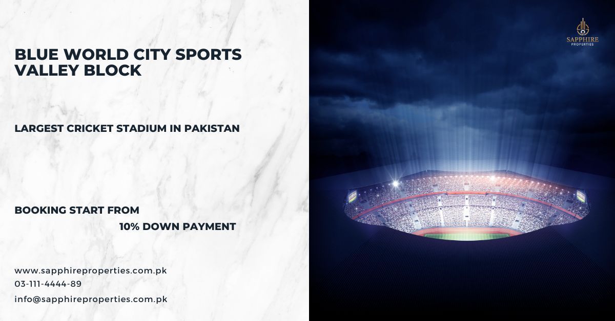 Sports Valley Block: A Haven for Sports Lovers at Blue World City