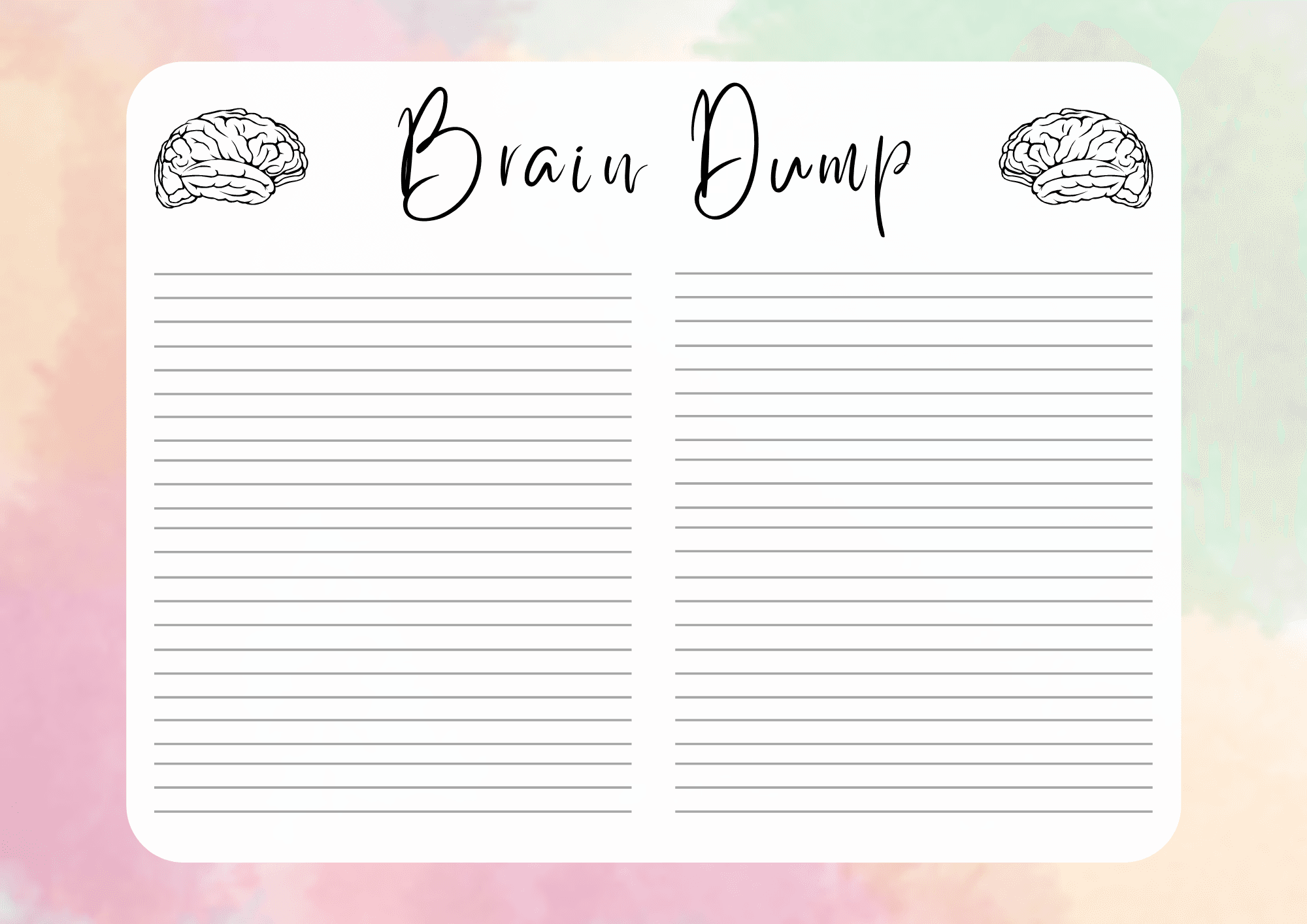 Feeling Overwhelmed? Try Untangling Your Mind With A Brain Dump.