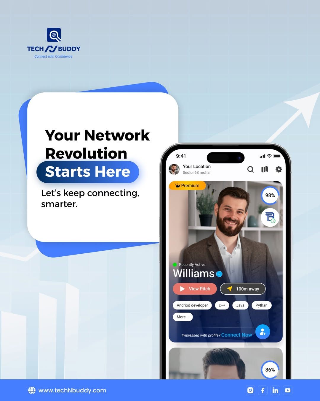 professional networking app