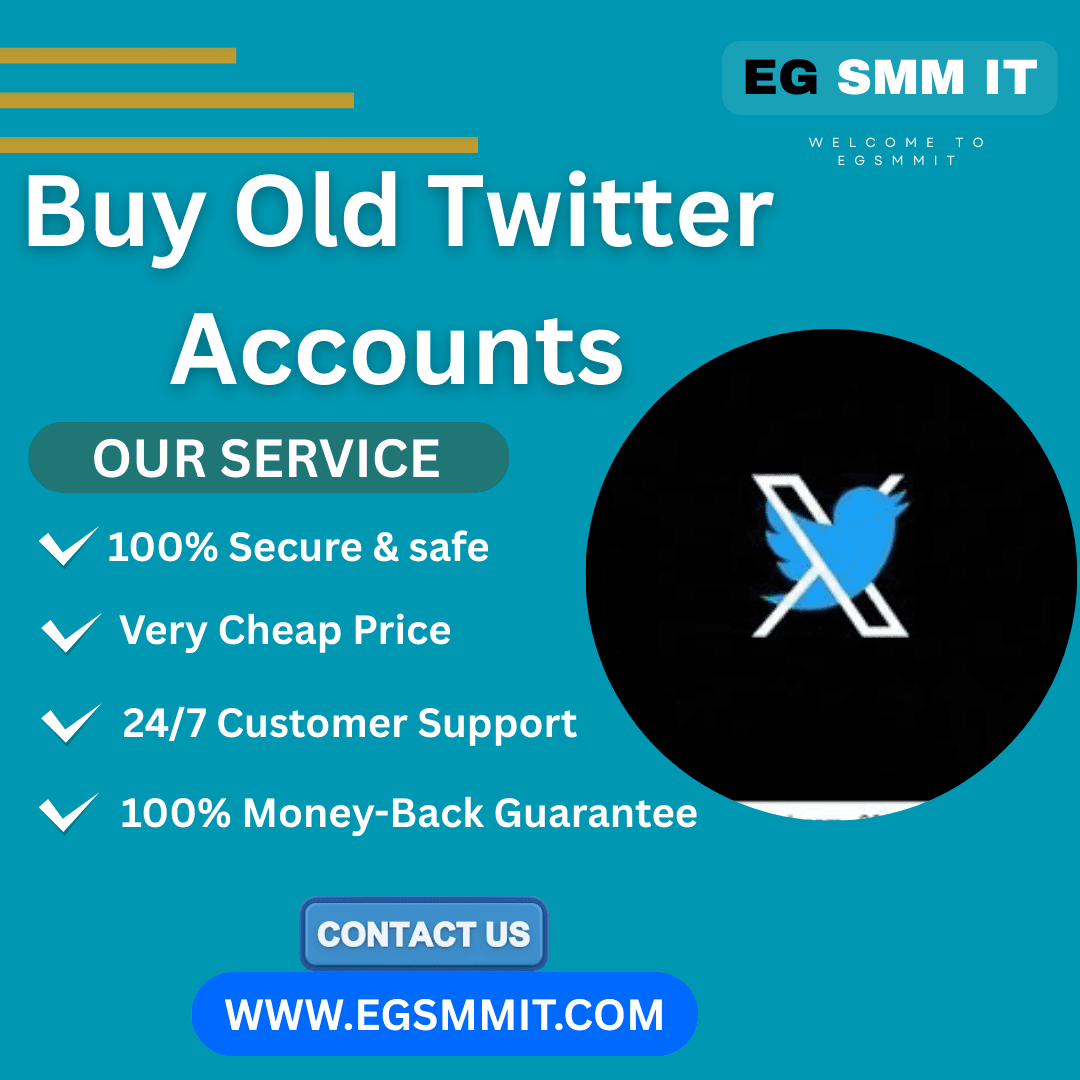 Buy Old Twitter Accounts Safe, Trusted & Fully Functional Accounts at EGSMMIT