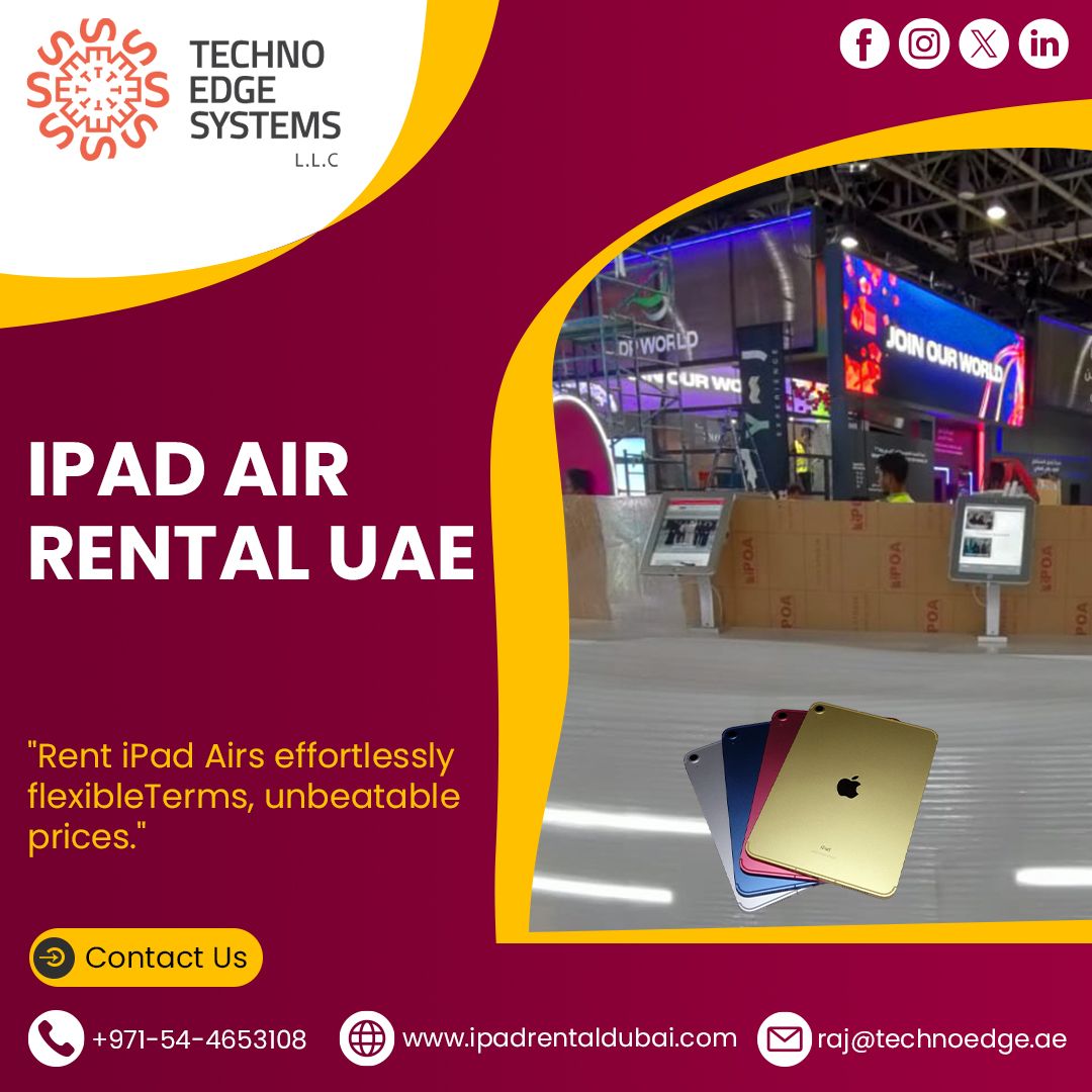      How to Choose Best Plans for iPad Air Rental UAE ?