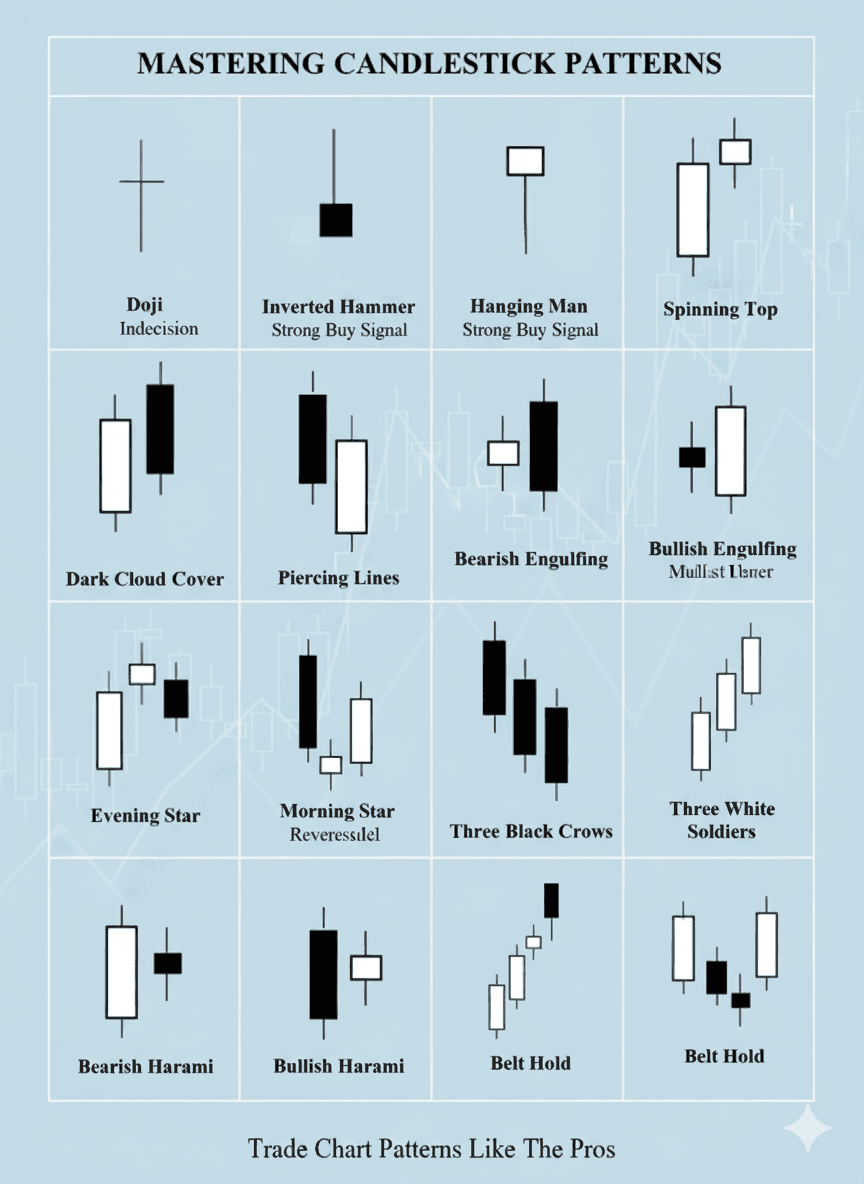 Top 10 Candlestick Patterns Every Trader Should Know