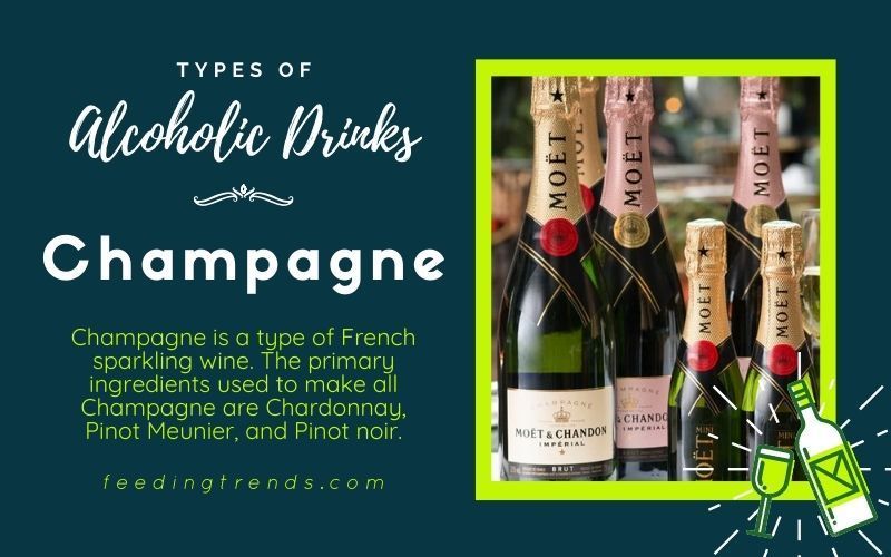 20 Types Of Alcoholic Drinks Along With Their Ingredients For A Perfect Appetite
