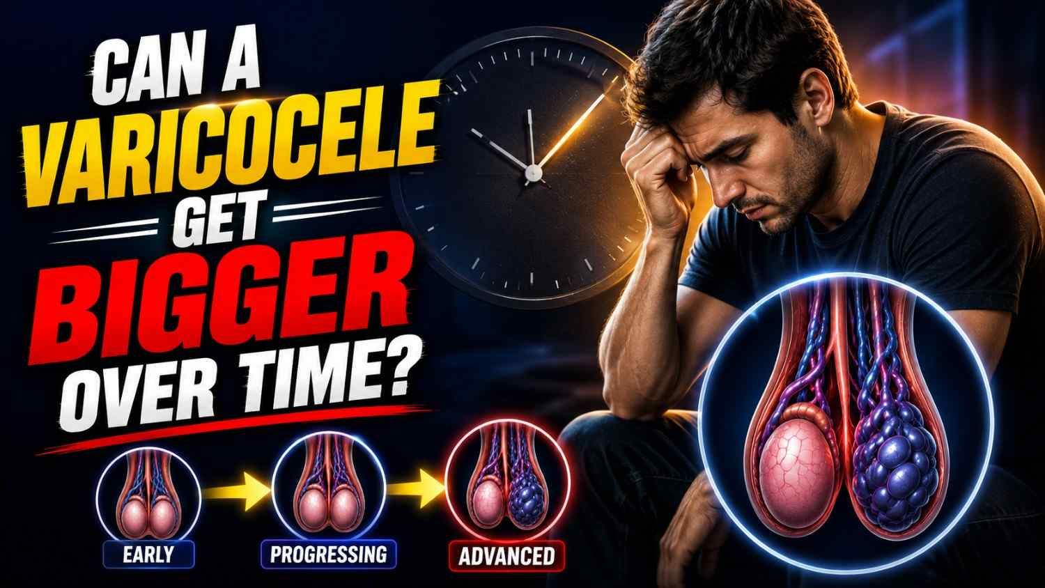 Can a Varicocele Get Bigger Over Time?