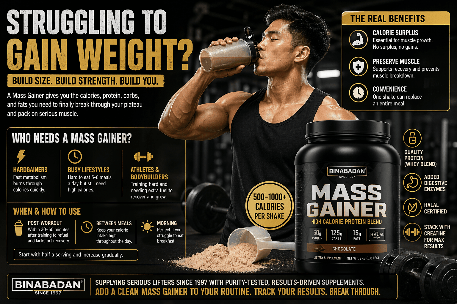 How a Mass Gainer Can Finally Help You Build Size
