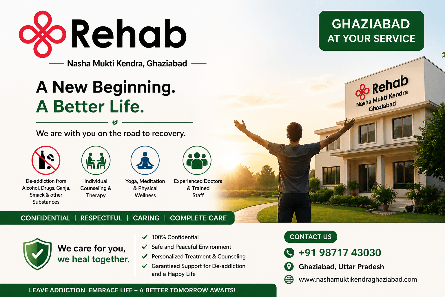 Nasha Mukti Kendra in Ghaziabad: Finding Strength, Support, and a New Direction in Life