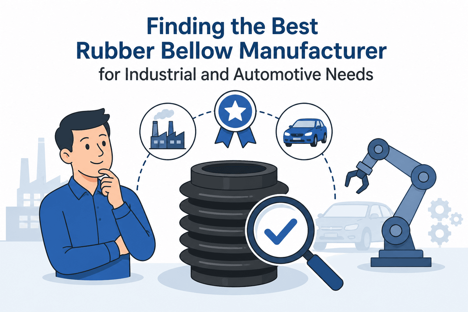 Finding the Best Rubber Bellow Manufacturer for Industrial and Automotive Needs