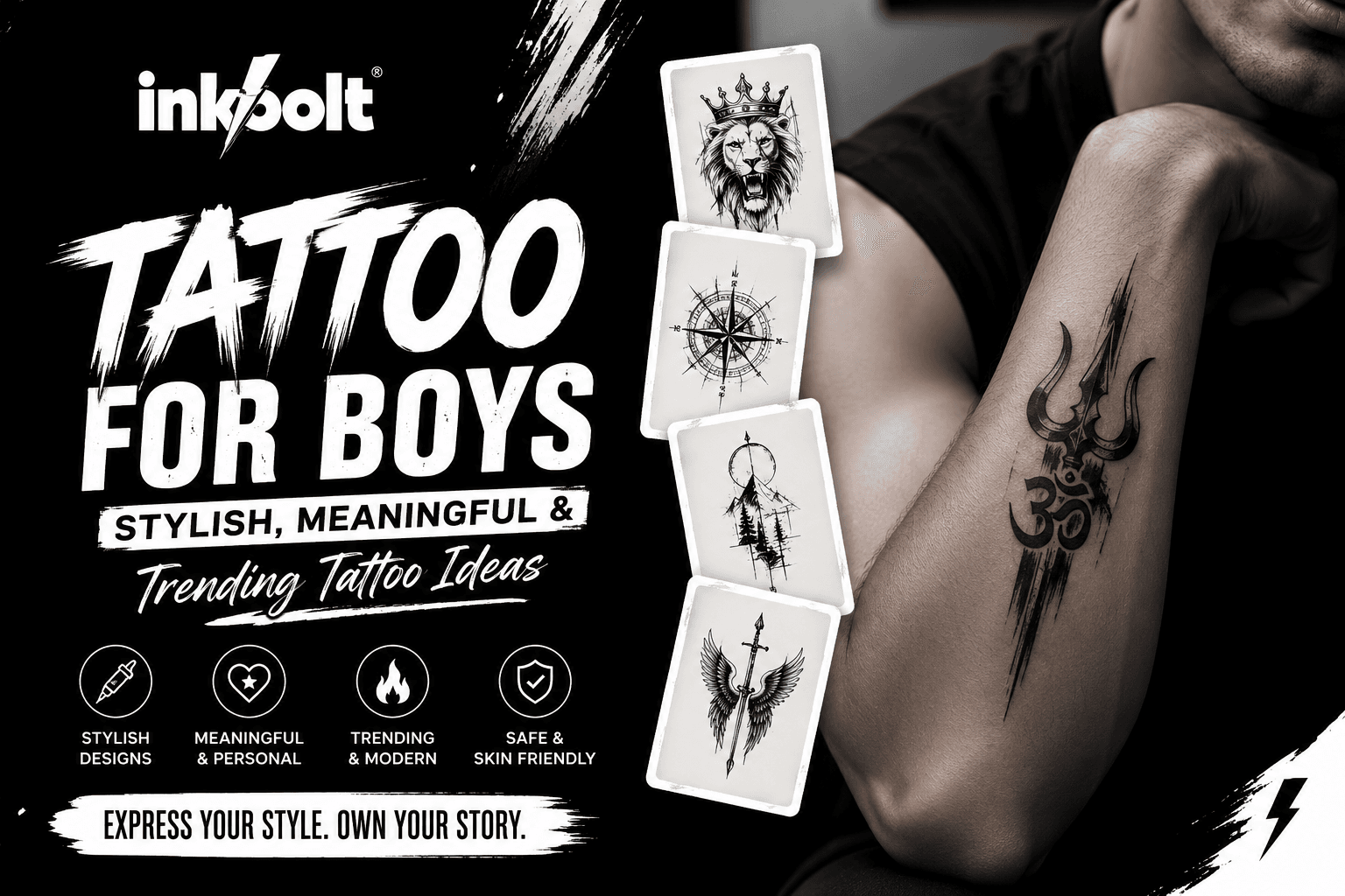 Tattoo for Boys – Stylish, Meaningful & Trending Tattoo Ideas 