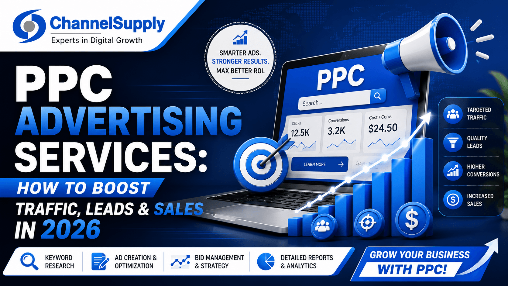 PPC Advertising Services: How to Boost Traffic, Leads & Sales in 2026