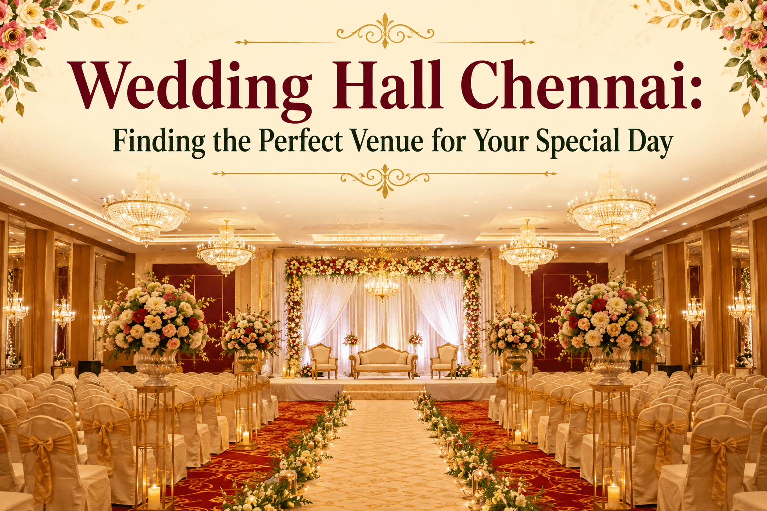 Wedding Hall Chennai: Finding the Perfect Venue for Your Special Day