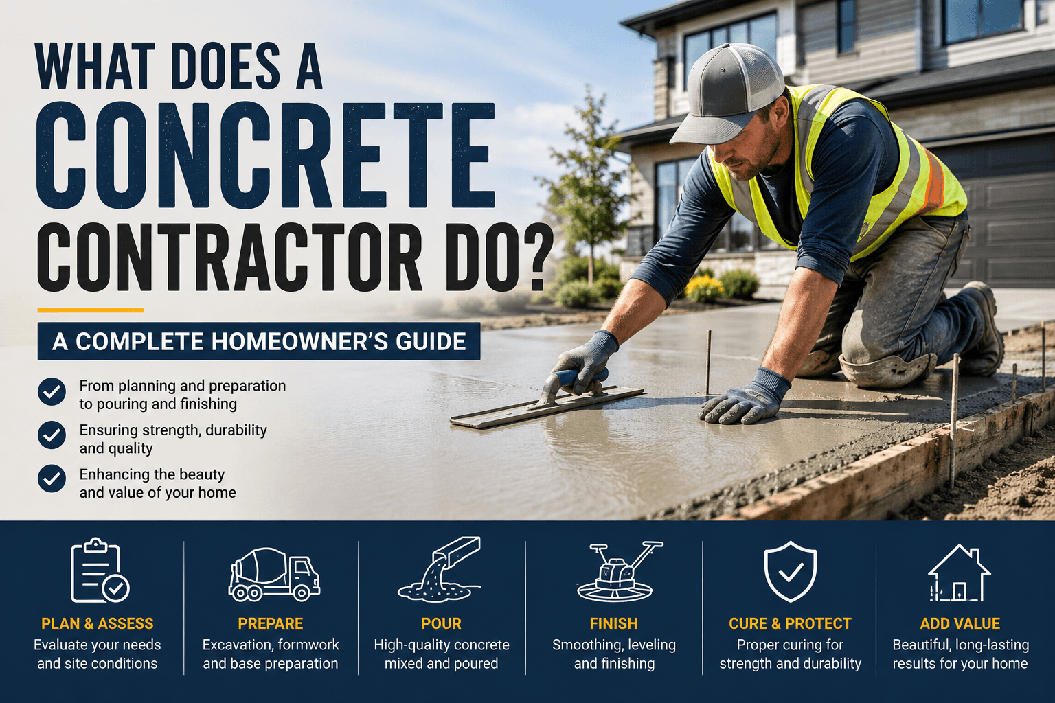 What Does a Concrete Contractor Do? A Complete Homeowner’s Guide 