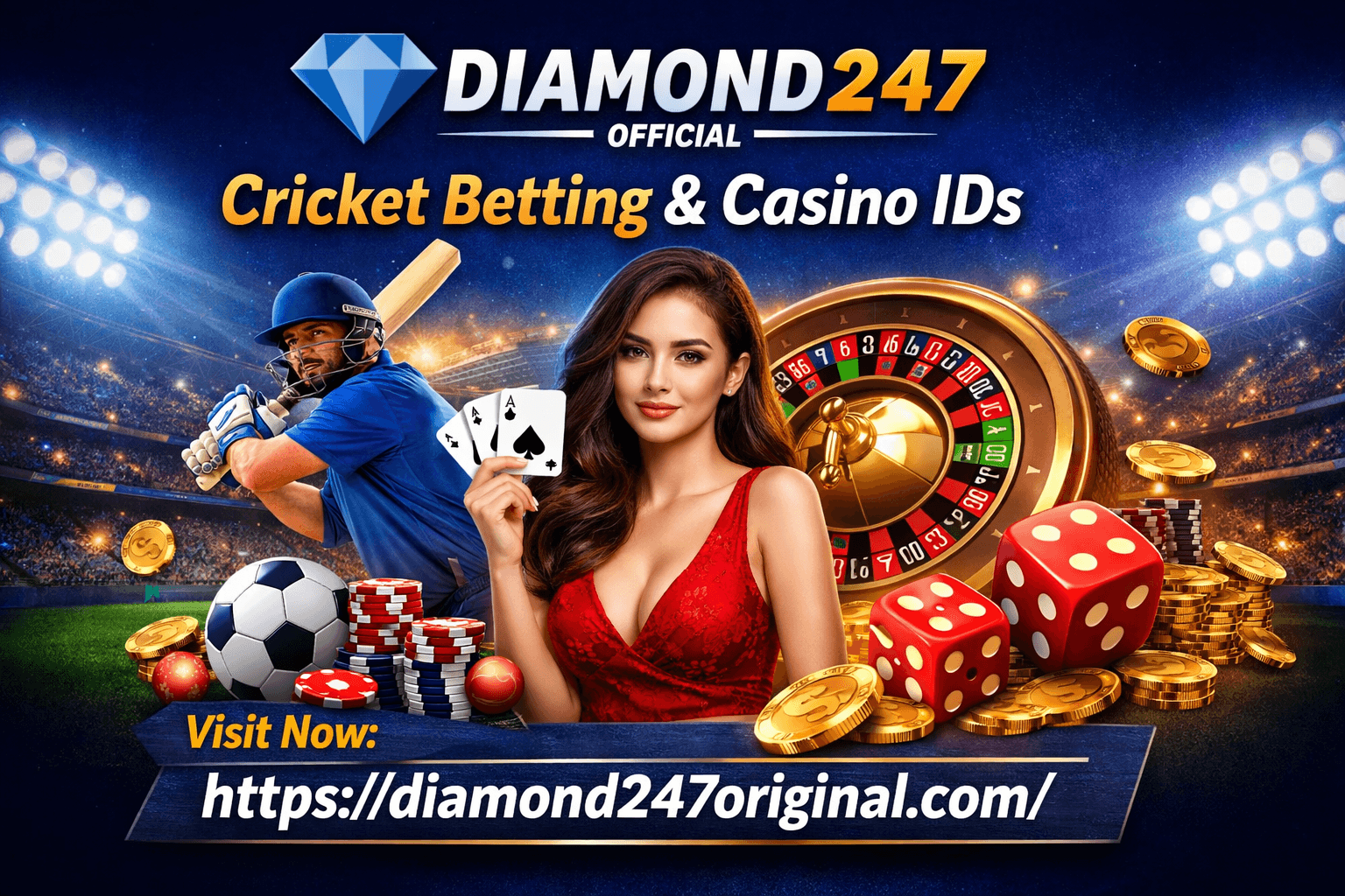 Diamond247 Official – Cricket Betting & Casino ID