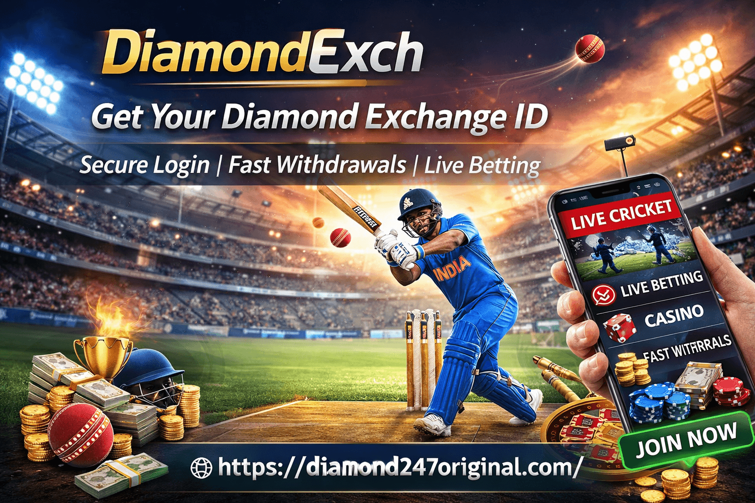 Diamond247 – Get Online Betting & Cricket ID