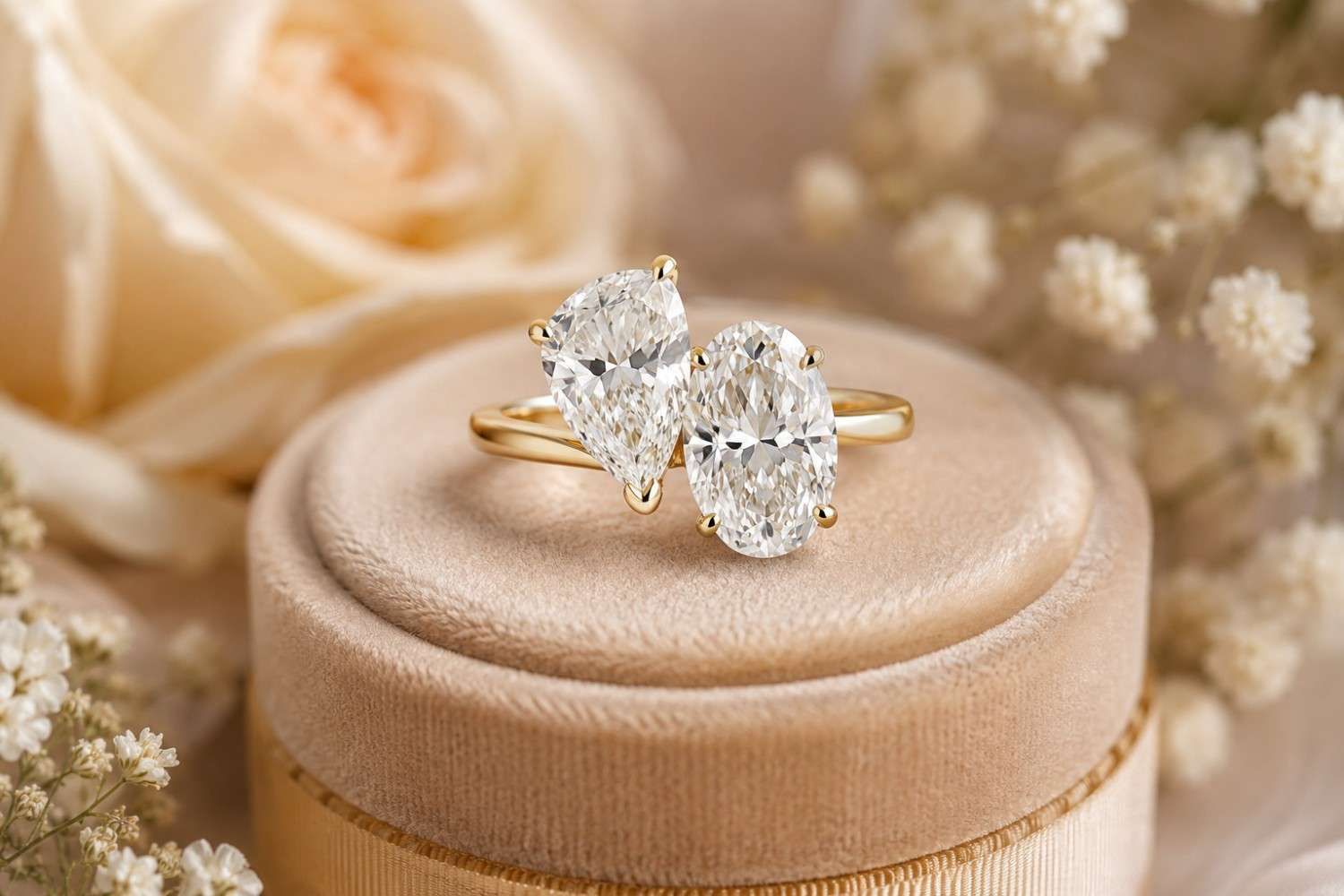 The Connection Between Romance and Two Stone Ring Designs