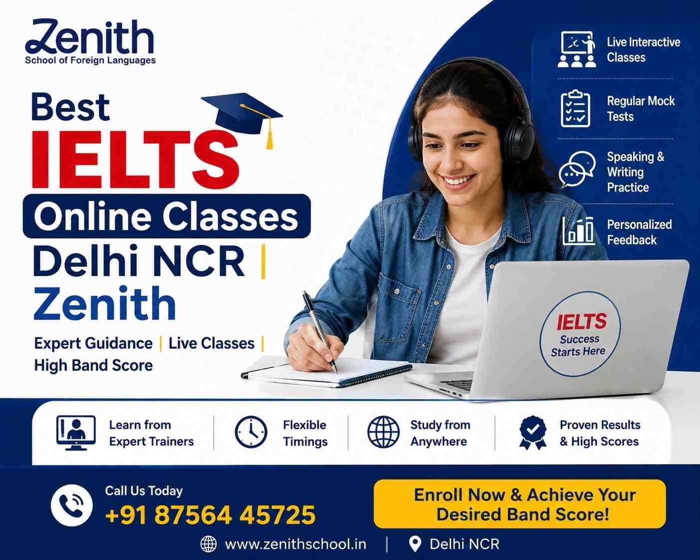Study IELTS Online in Delhi NCR