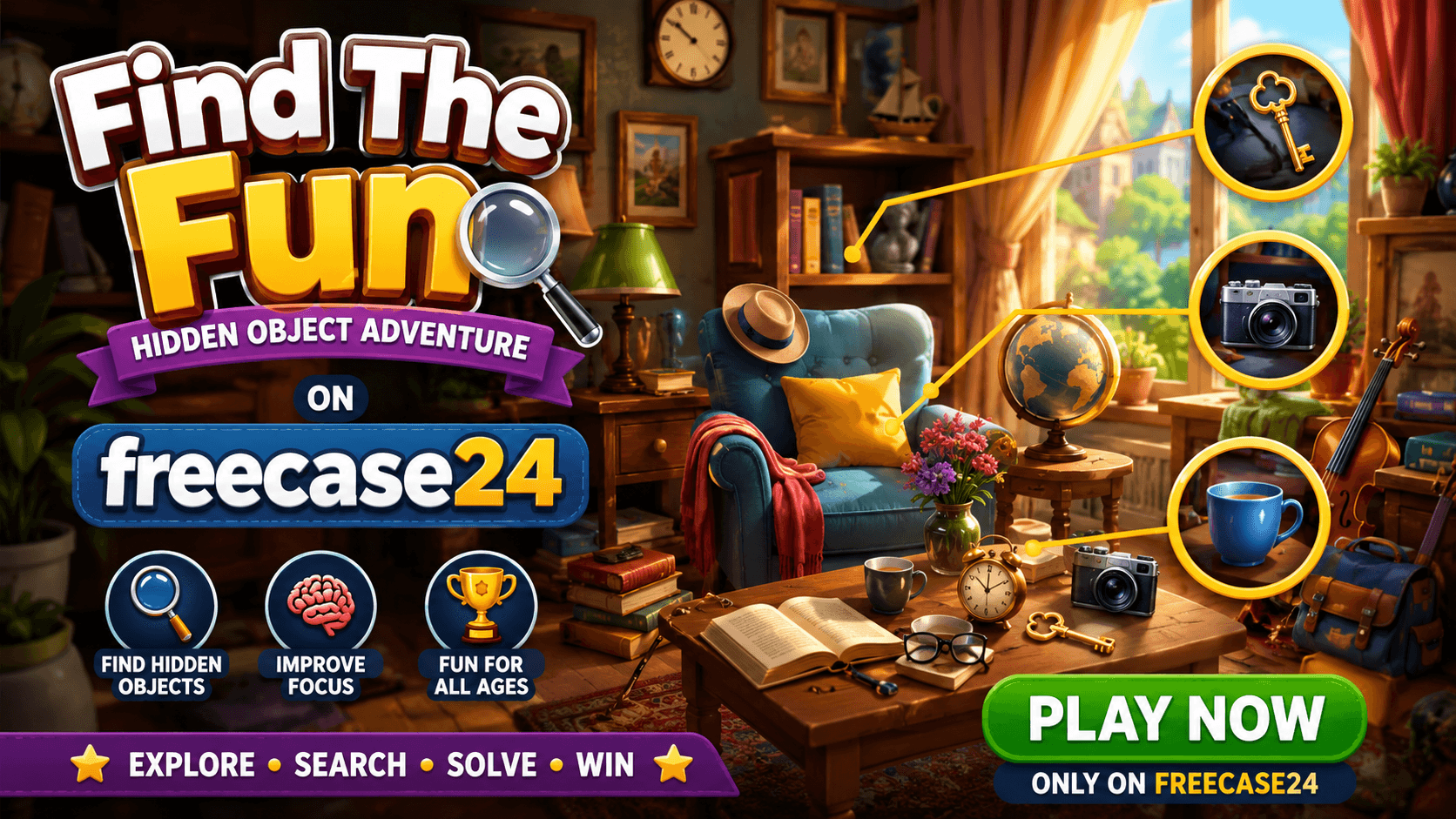 Find The Fun Game – Play the Best Free Puzzle Adventure Online