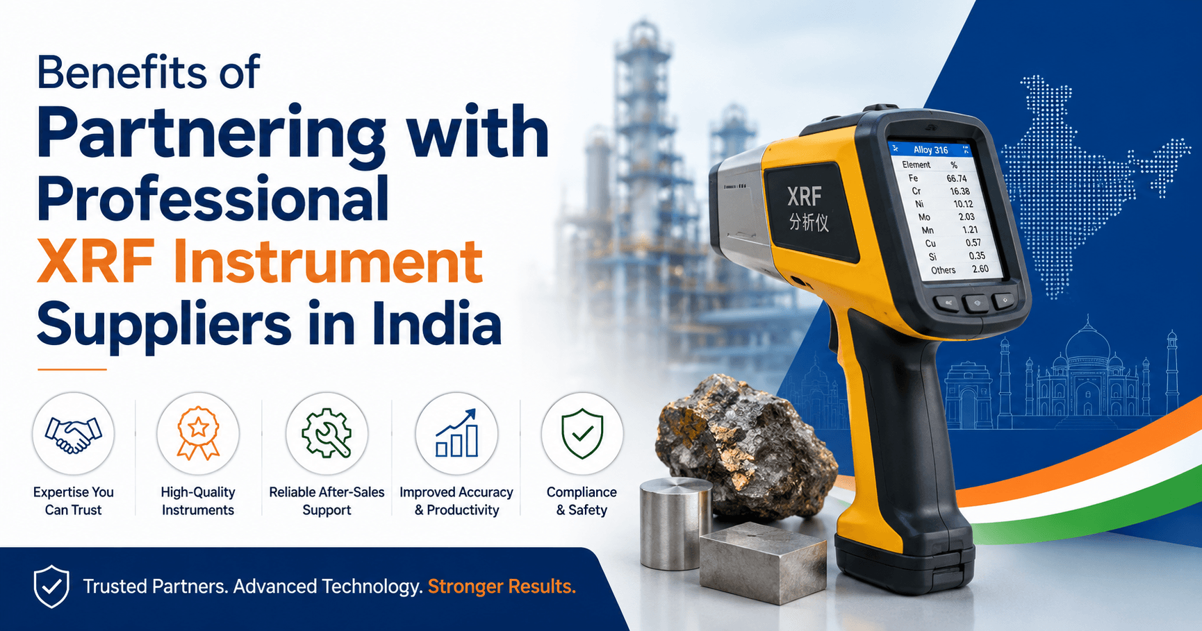 Benefits of Partnering with Professional XRF Instrument Suppliers in India