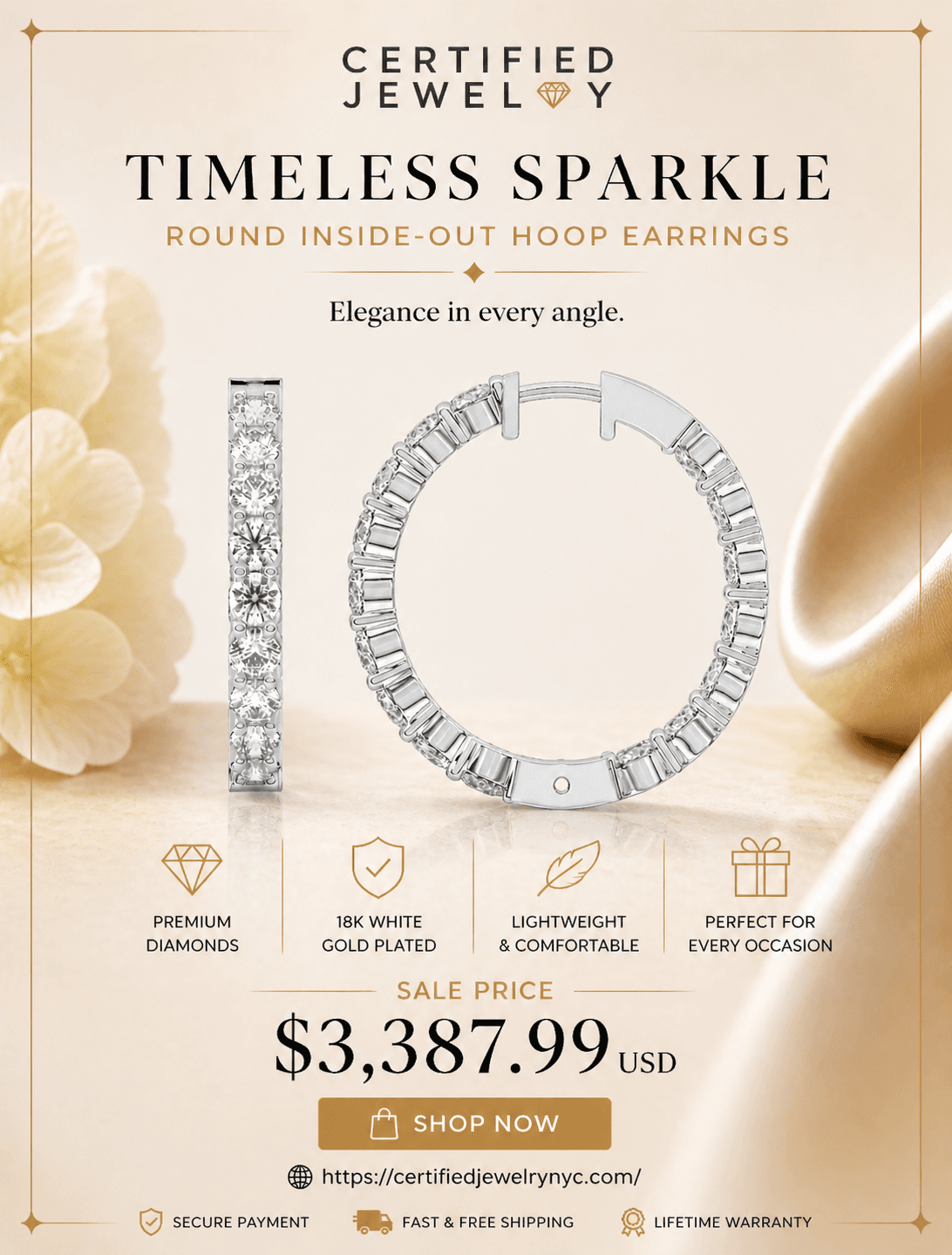 Diamond Earrings in NYC — Real Diamonds, Honest Prices, Certified Quality