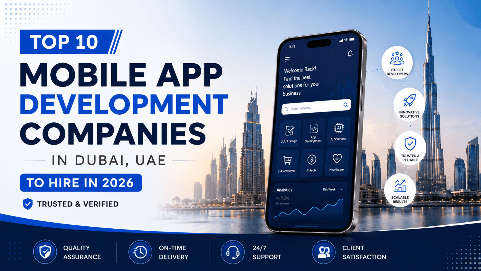 Top 10 Mobile App Development Companies in Dubai, UAE to Hire in 2026 (Trusted & Verified)