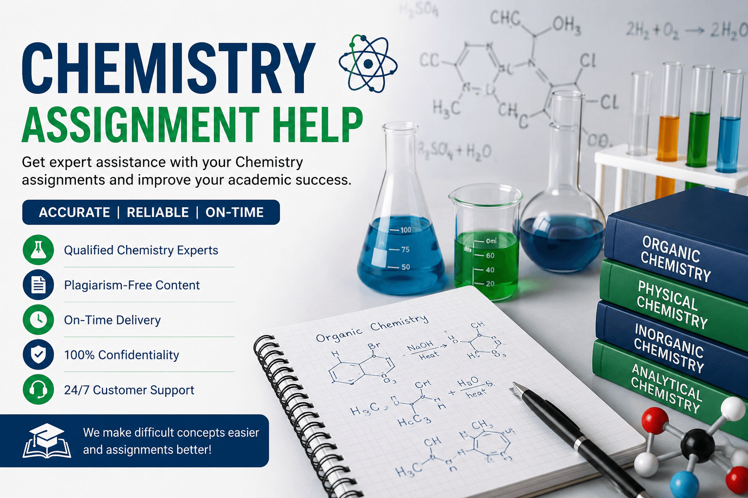 Chemistry Assignment Help: A Smart Academic Solution for Students Struggling with Complex Concepts