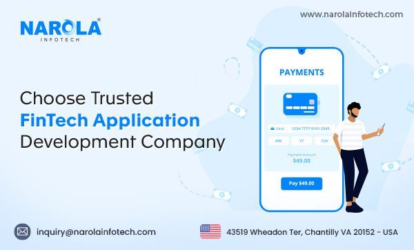 Trusted Fintech Application Development Company | Narola Infotech