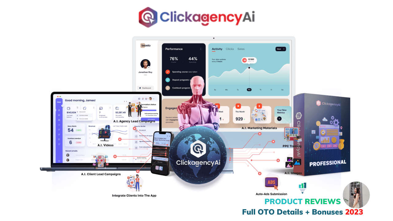 Clickagencyai Review⚠️ Full Oto Details +New Bonuses 2023