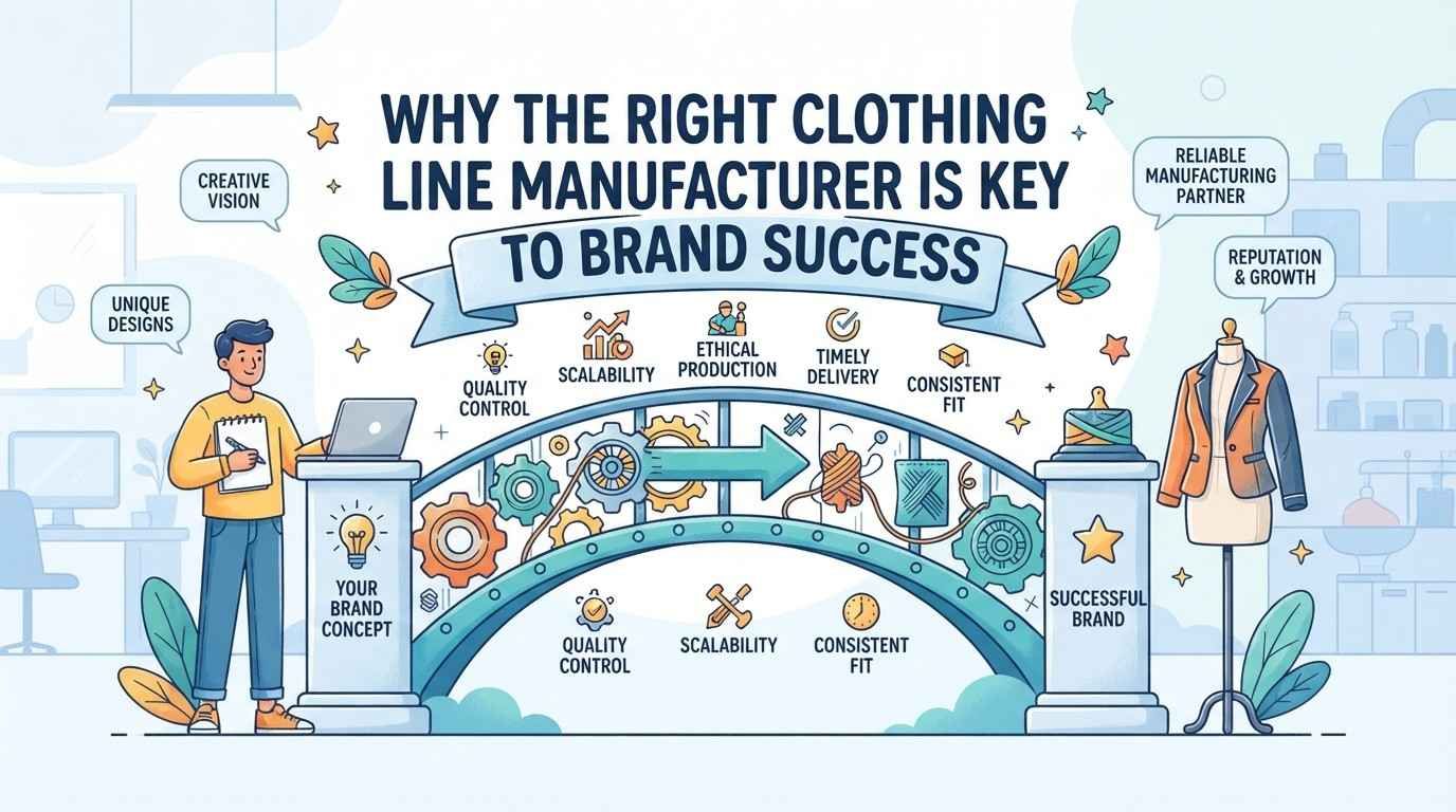 Why the Right Clothing Line Manufacturer Is Key to Brand Success