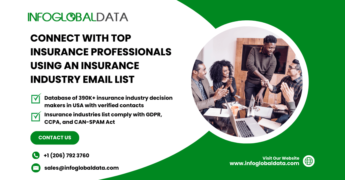 Connect with Top Insurance Professionals Using an Insurance Industry Email List | InfoGlobalData