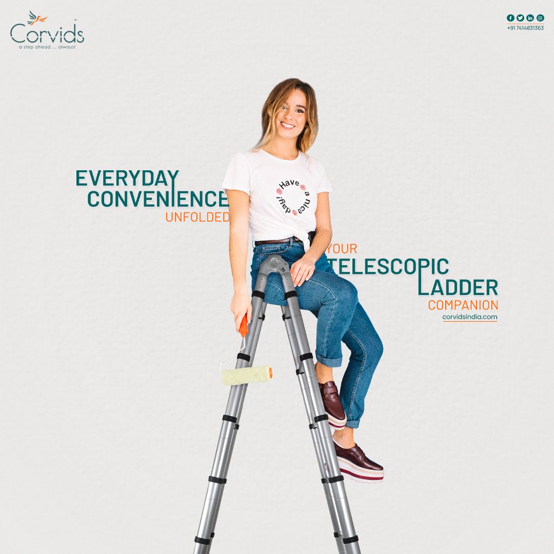 The Smart Benefits of Using a Telescopic Ladder for Home & Work