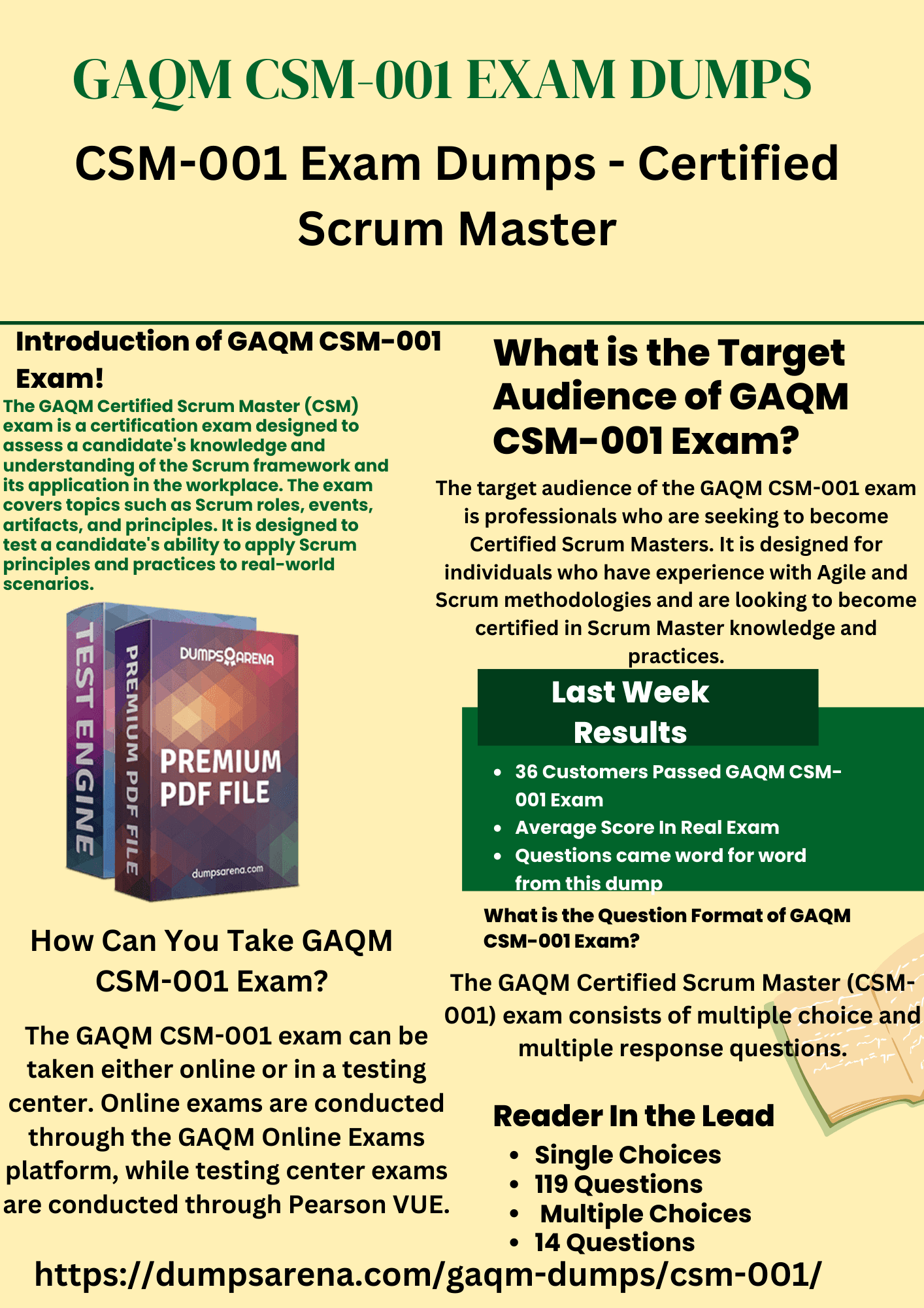 Csm-001 Exam Dumps Updated According to the Latest Exam Pattern