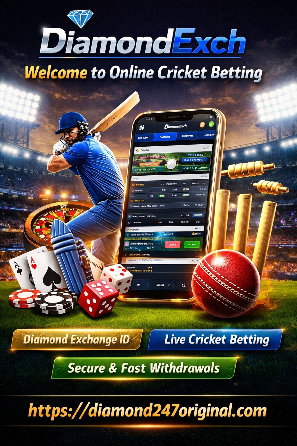 Diamond247 – Online Betting & Cricket ID Platform
