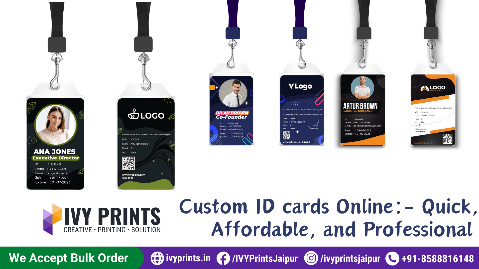Office ID Cards Printing Online 