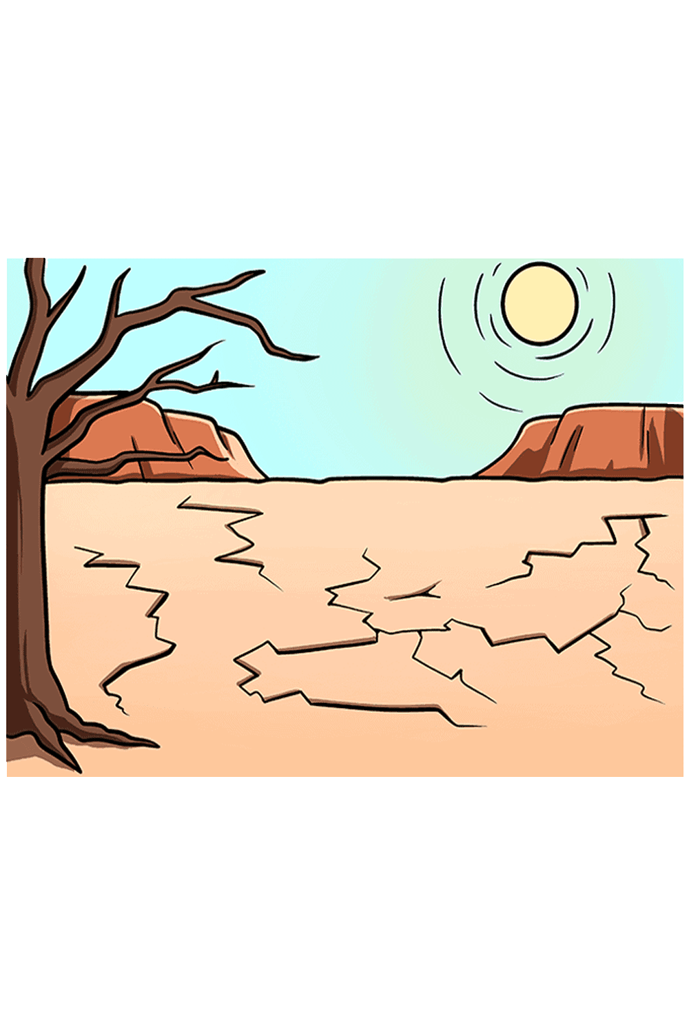 How to Draw Dry Spell Drawing