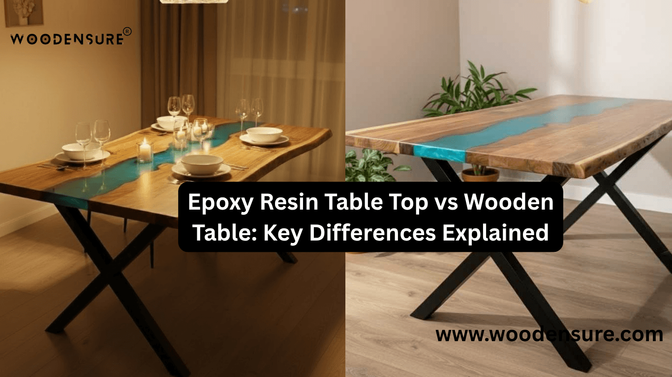 Epoxy Resin Table Top vs Wooden Table: Key Differences Explained