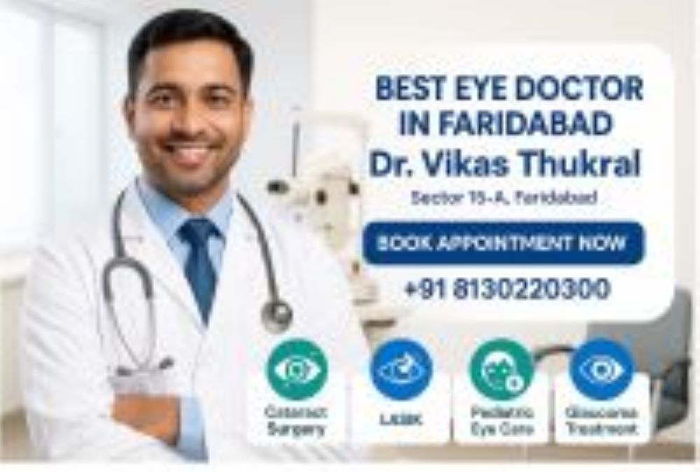 Best Glaucoma Treatment in Faridabad by Dr. Vikas Thukral – Book Eye Screening Today!