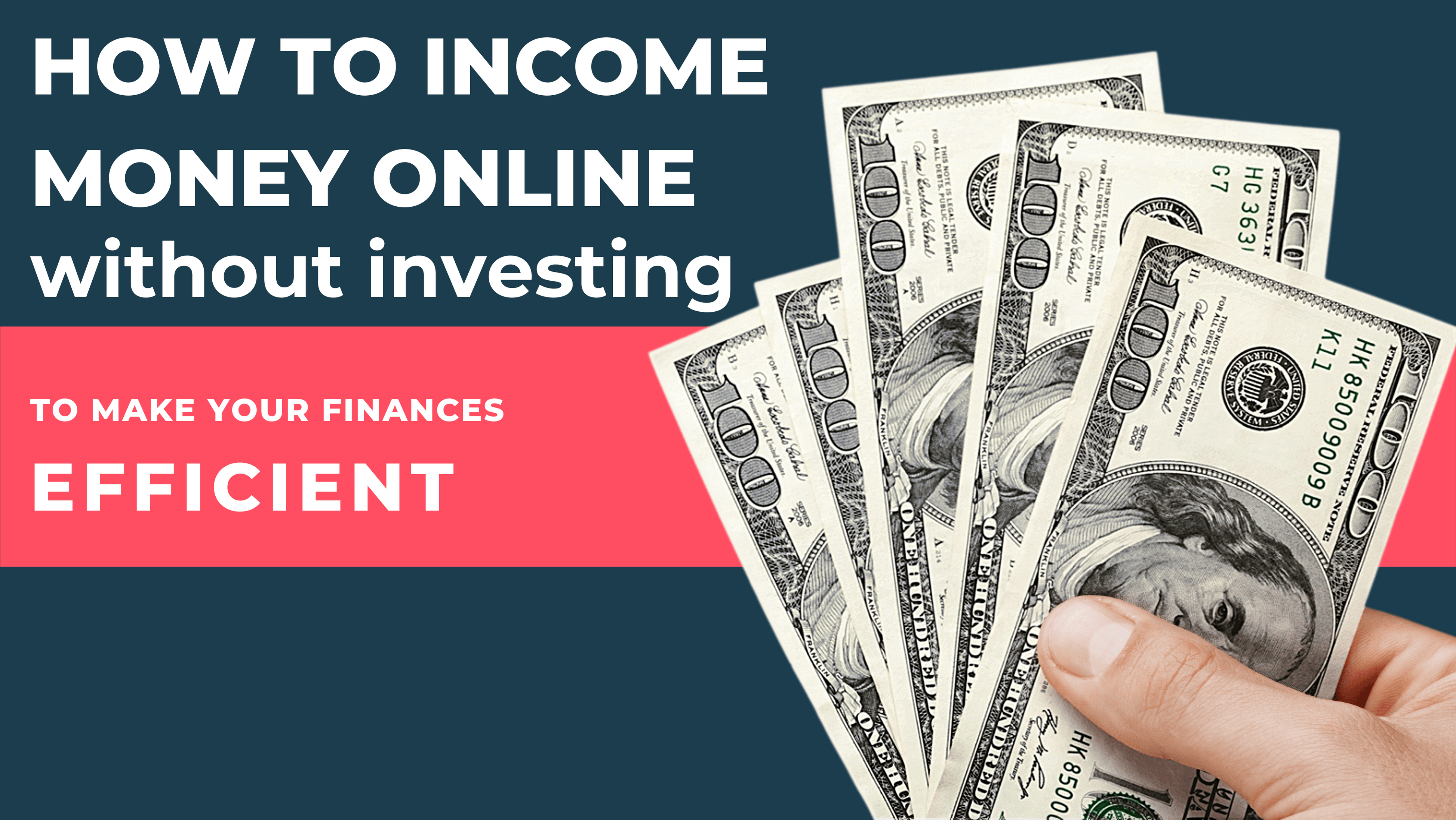 How to Income Money Online Without Investing
