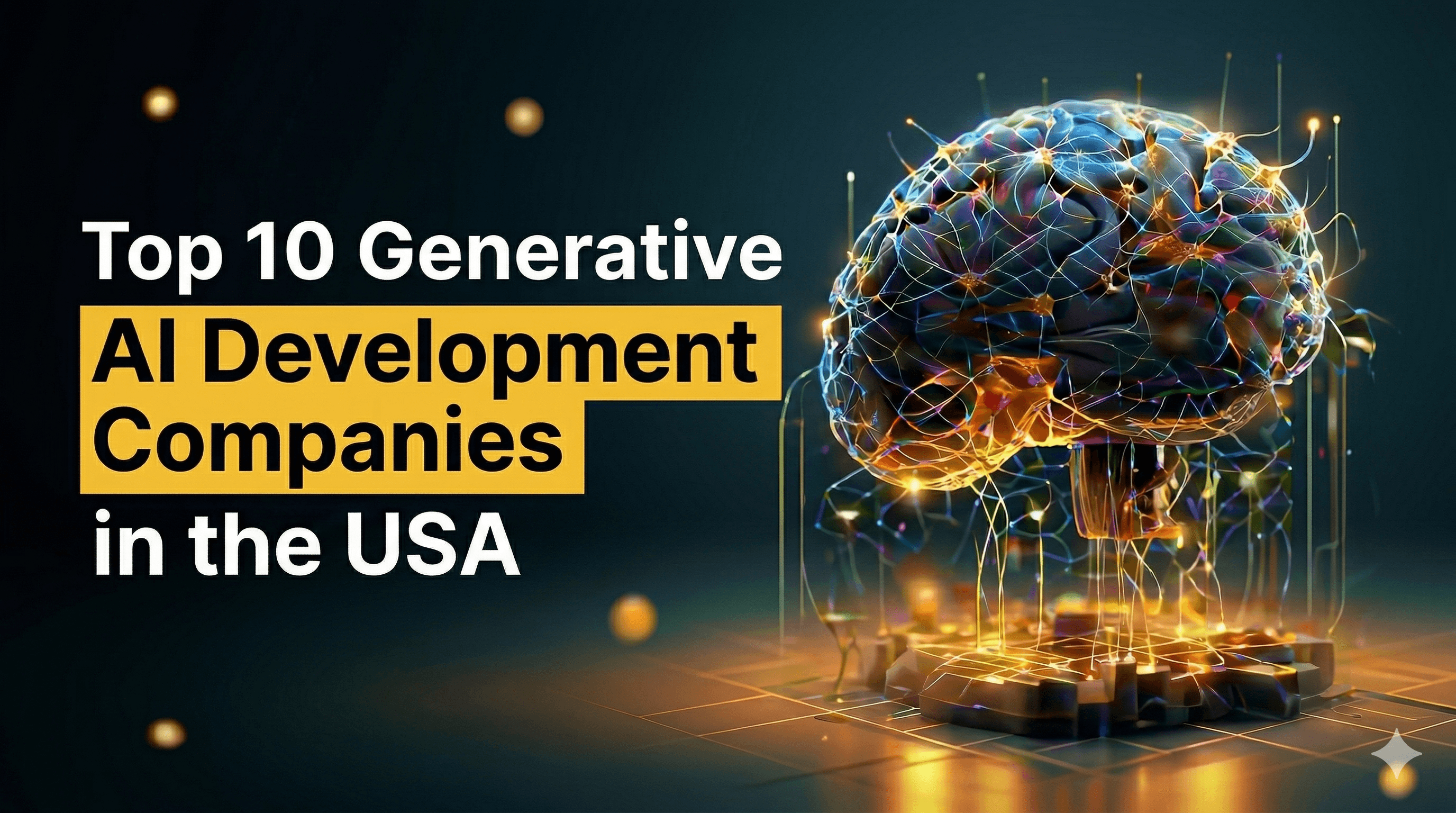 Top 10 Generative AI Development Companies in USA for Startups & Enterprise Businesses (2026 Reviewed & Compar