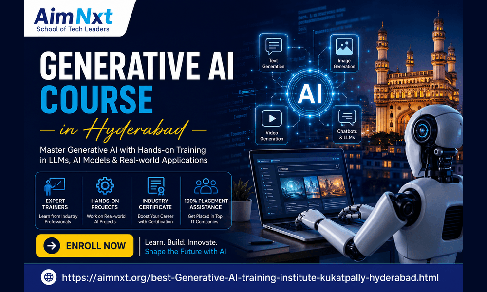 Generative AI and Agentic AI Course Training in Hyderabad