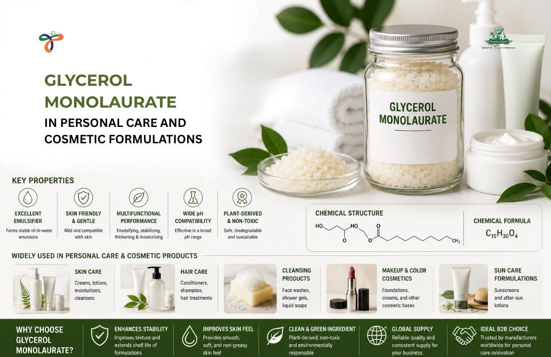 Glycerol Monolaurate in Personal Care and Cosmetic Formulations