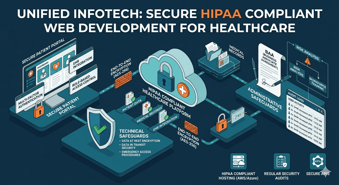 Designing HIPAA-Ready Web Platforms for Healthcare Providers