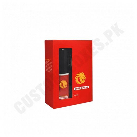 Custom Hair Spray Boxes Printed With Logo at Wholesale 