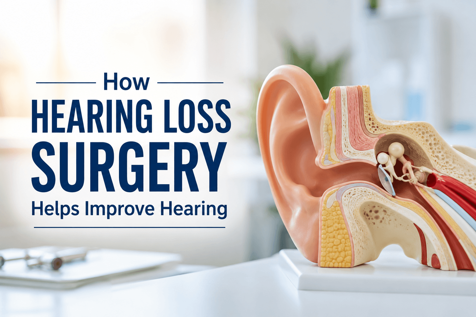 Ear Bone Surgery in Gurgaon, Hearing Loss Surgery in Gurgaon, Ear Bone Replacement Surgery in Gurgaon