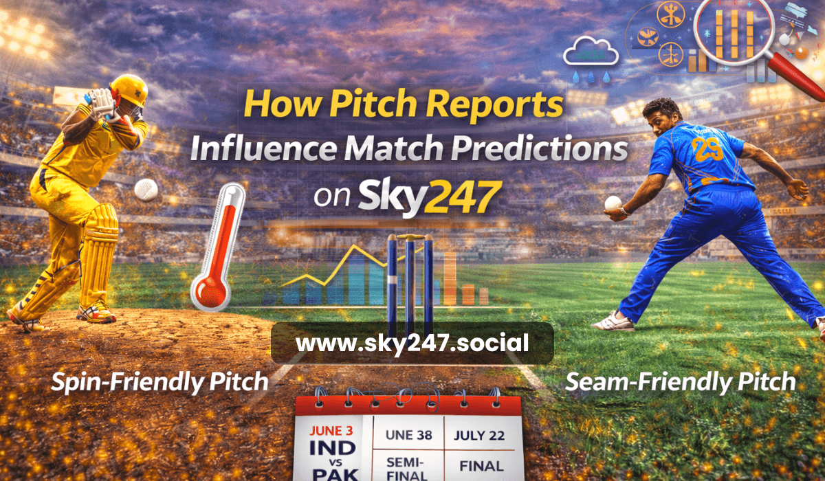 How Pitch Reports Influence Match Predictions on Sky247