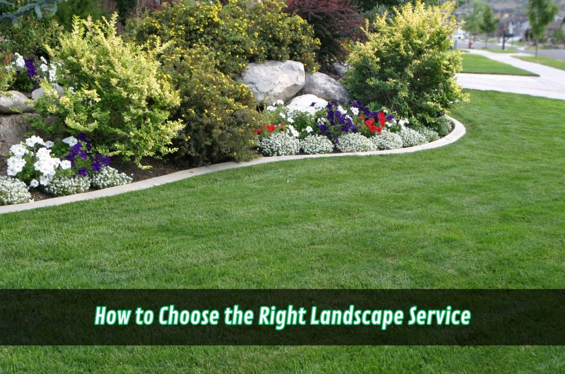 How to Choose the Right Landscape Service