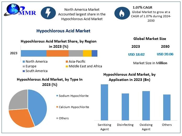 Hypochlorous Acid Market Size, Key Players, Forecast 2024–2030