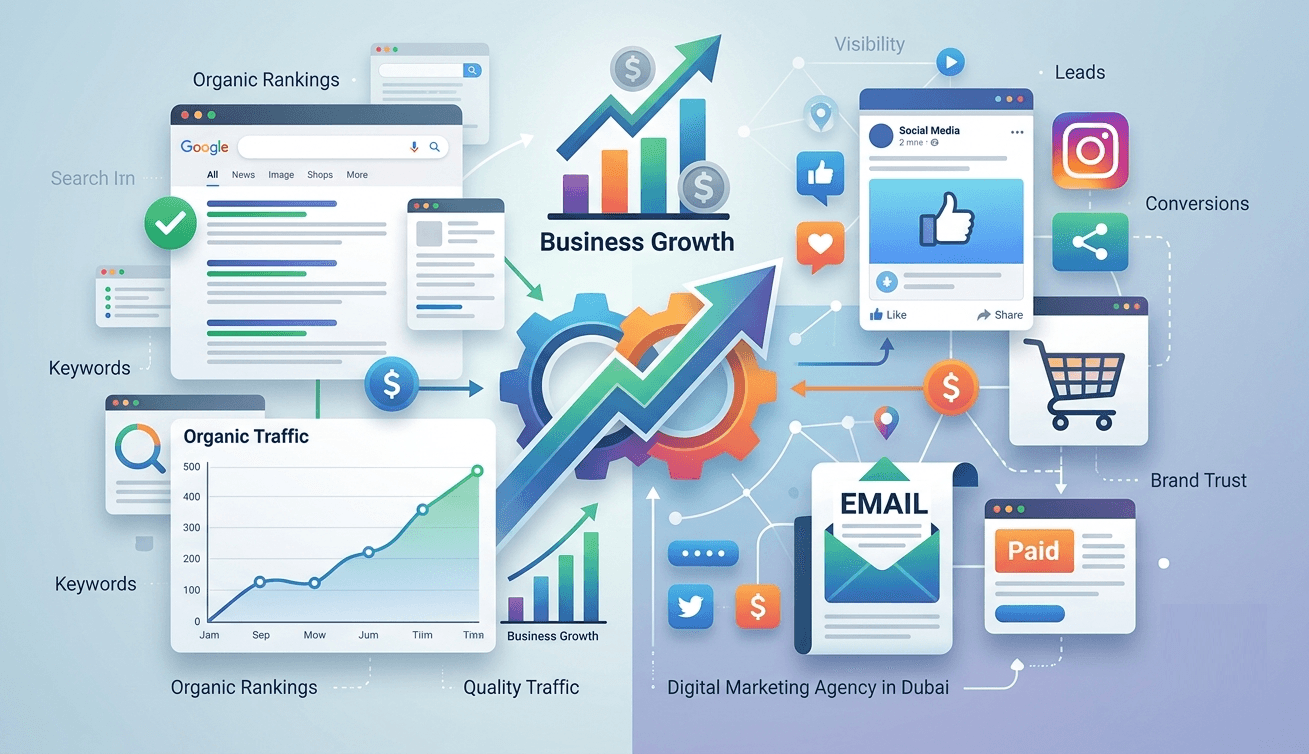 How SEO and Digital Marketing Work Together for Business Growth